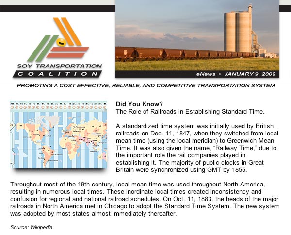 Soy Transportation Coalition eNews, January 2005