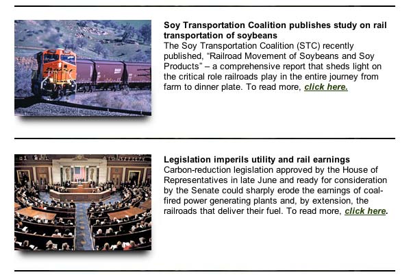 October 2, 2009 Soy Transportation Coaliltion eNews