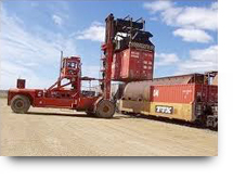 North Dakota intermodal port accepts first containers 