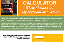 Updated, Expanded Online Calculator Helps Farmers Determine Most Profitable Delivery Option